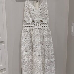 Jonathan Simkhai White Lace Dress
